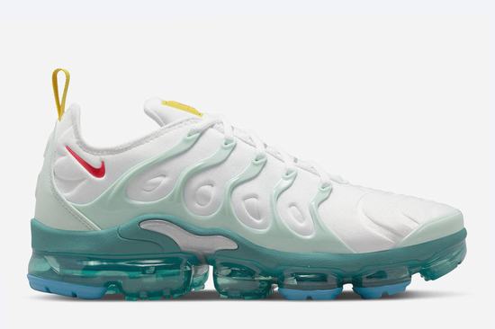 Air VaporMax Plus White Green Yellow