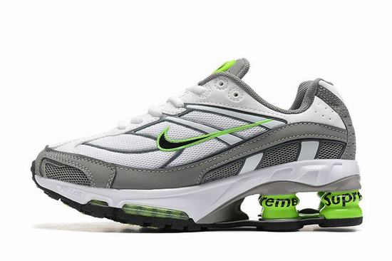 Shox Ride White Grey Green