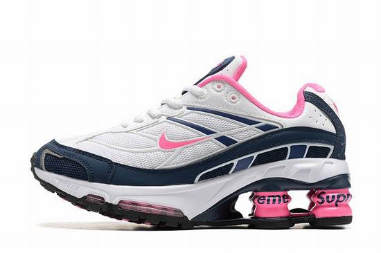 Shox Ride White Navy Pink GS