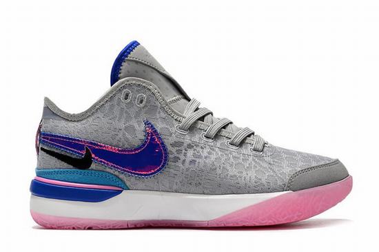 LeBron 20 Grey Pink Blue