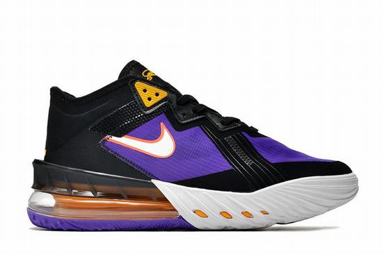 LeBron 18 Low Black Purple