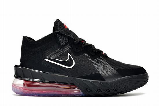 LeBron 18 Low Black Red