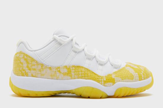 Air Jordan 11 Low Yellow Python GS