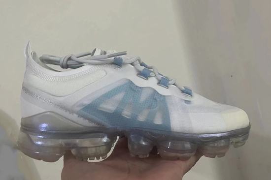 Air VaporMax 2019 White Blue GS