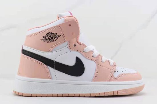 Air Jordan 1 High Kid Rose Pink Black White