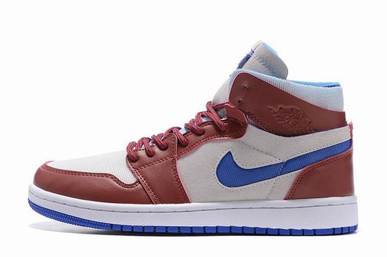 Air Jordan 1 Zoom Air CMFT Wine Red Cream Blue