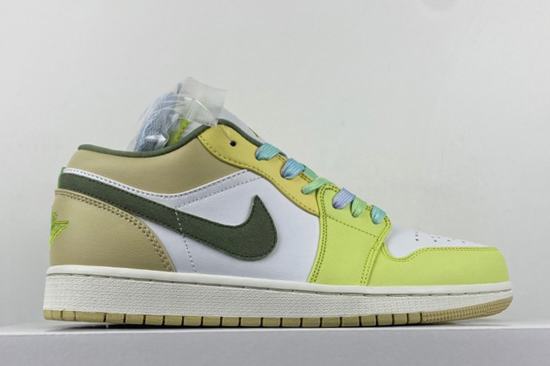 Air Jordan 1 Low Lemon Green White CNY