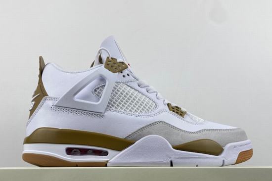 SB x Air Jordan 4 White Grey Wheat