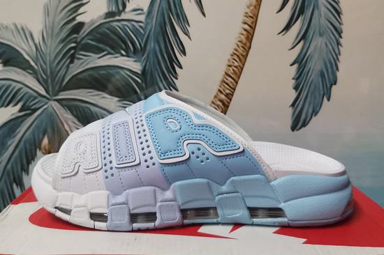 Air More Uptempo 96 Slide Ice Blue White