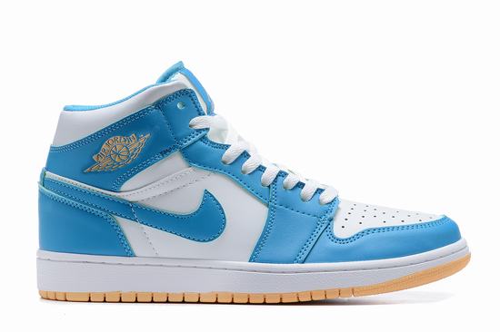 Retro Air Jordan 1 OG Mid White UNC GS