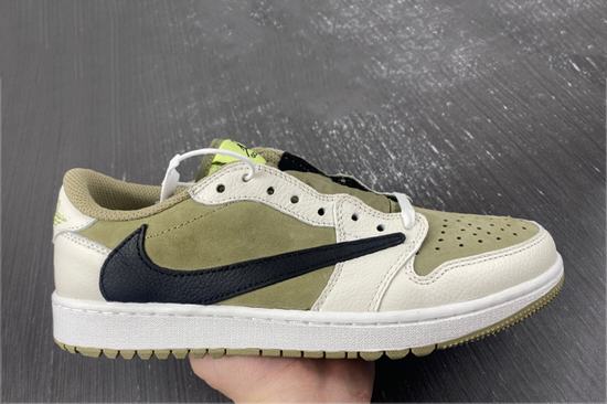 Air Jordan 1 Low Golf Army Green Black Cream