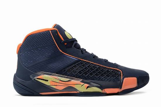 Air Jordan 38 Navy Orange GS