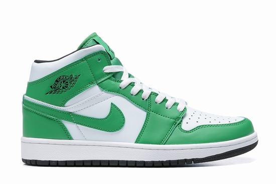 Retro Air Jordan 1 Mid Green White