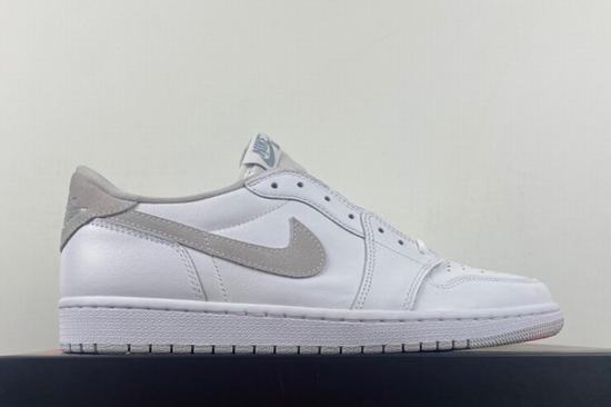 Retro Air Jordan 1 Low White Grey