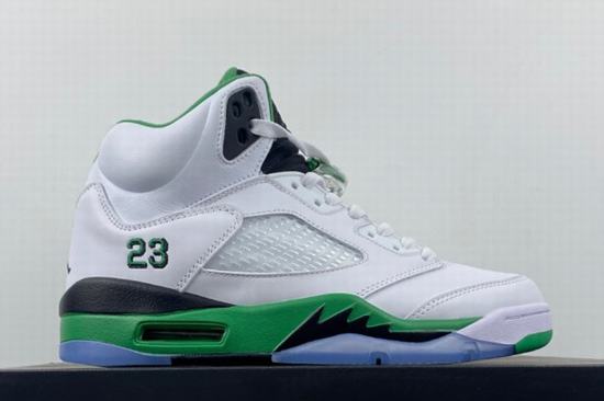 Air Jordan 5 Burgundy Lucky Green