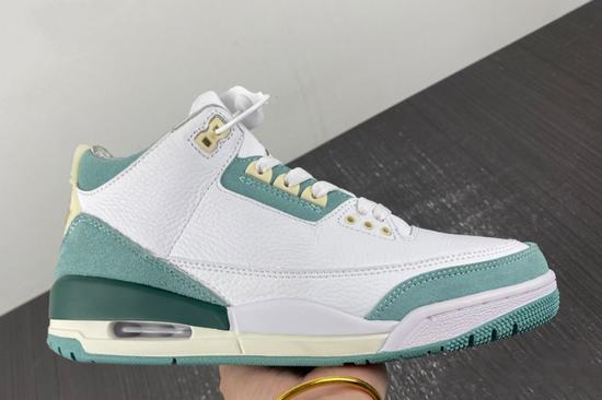 Retro Air Jordan 3 White Emerald