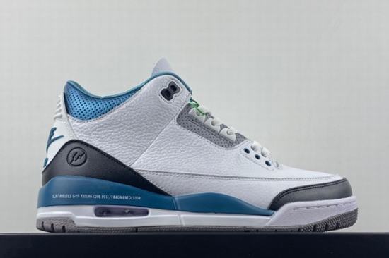 Air Jordan 3 White Black Blue