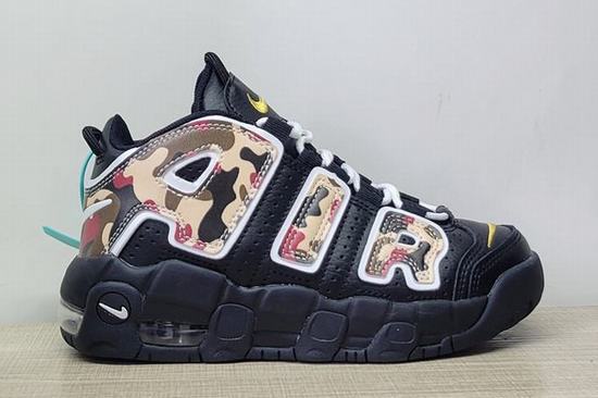 Air More Uptempo Black Brown Kids