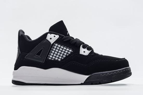 Air Jordan 4 Tech Grey Oreo Kids