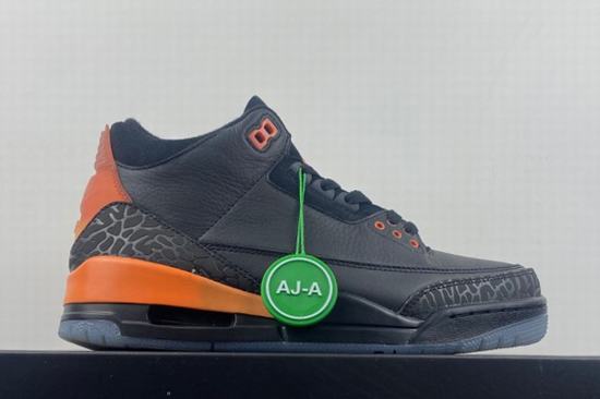 Balvin x Air Jordan 3 Black Orange GS