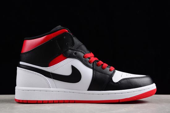 Air Jordan 1 Mid SE White Black Red