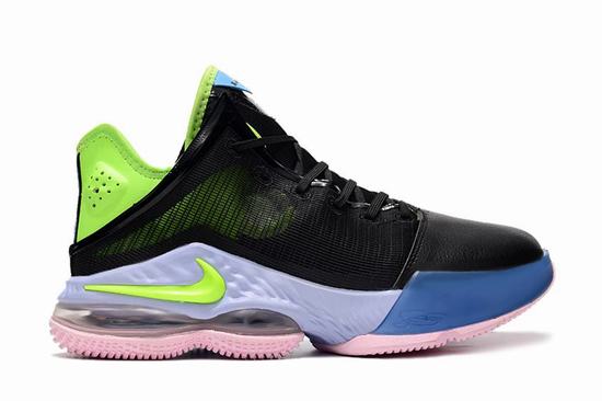 Zoom LeBron 19 Low Black Blue Green