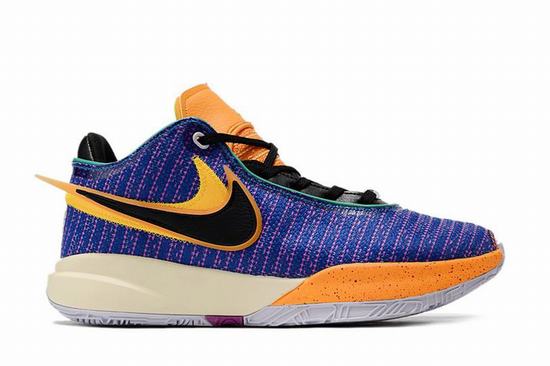 Zoom LeBron 20 Low Blue Black Yellow