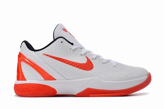 Zoom Kobe 6 White Red