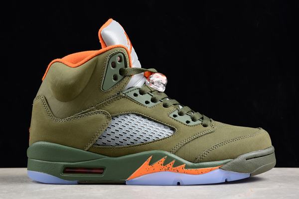 Retro Air Jordan 5 Olive