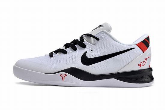 Zoom Kobe 8 White Black GS