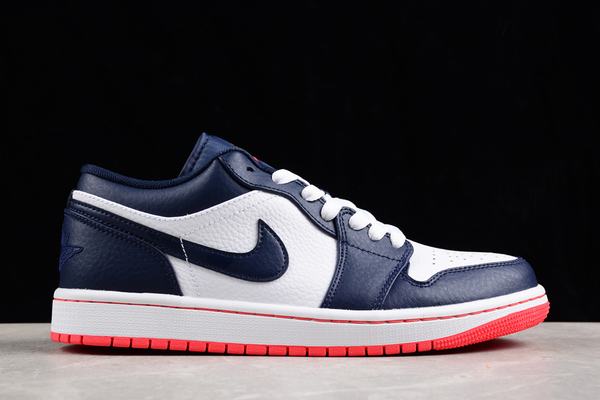 Air Jordan 1 Low White Midnight Blue