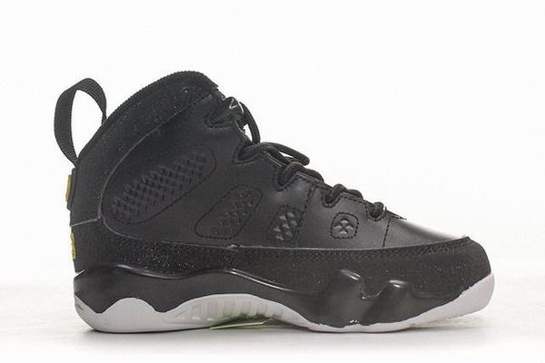 Retro Air Jordan 9 Black White Kids