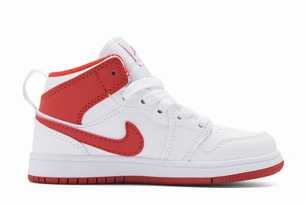 Air Jordan 1 Mid Blue Red Kids