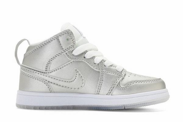 Air Jordan 1 Mid Silver Golf Kids