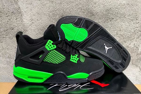 Air Jordan 4 Retro Black Green