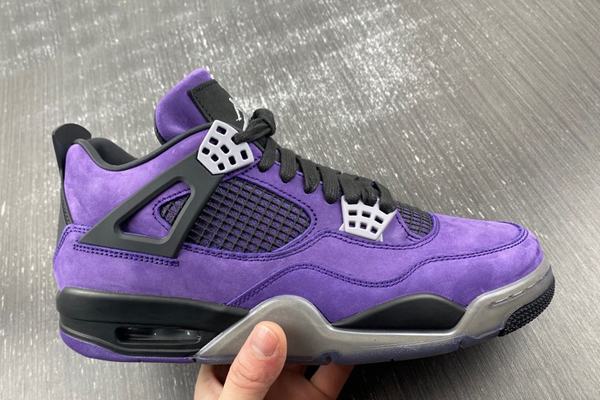 Travis Scott x Air Jordan 4 Purple Suede