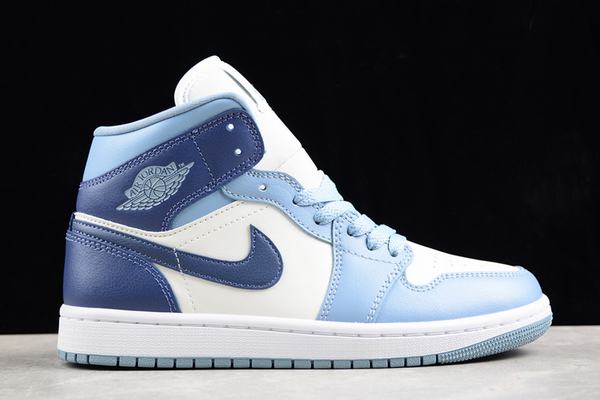 Air Jordan 1 Mid White Blue