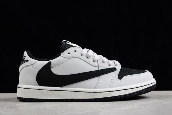 Travis Scott x Air Jordan 1 Low OG White Black