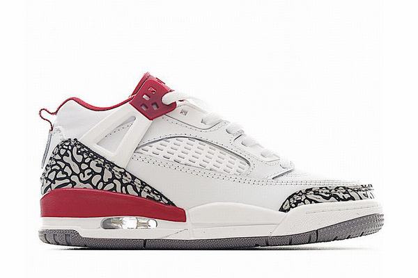 Air Jordan Spizike Low White Grey Red Kids