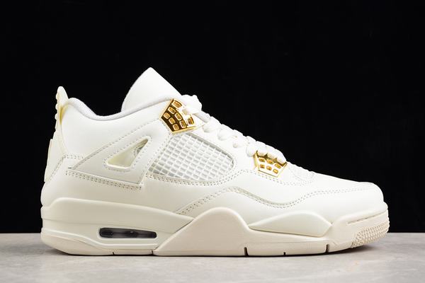 Retro Air Jordan 4 Metallic Gold