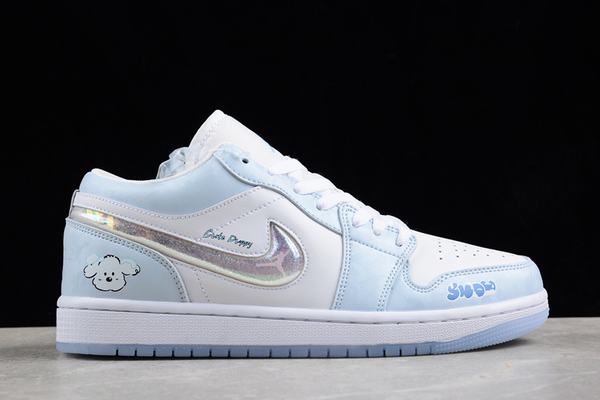 Air Jordan 1 Low Christmas Snow Puppy GS