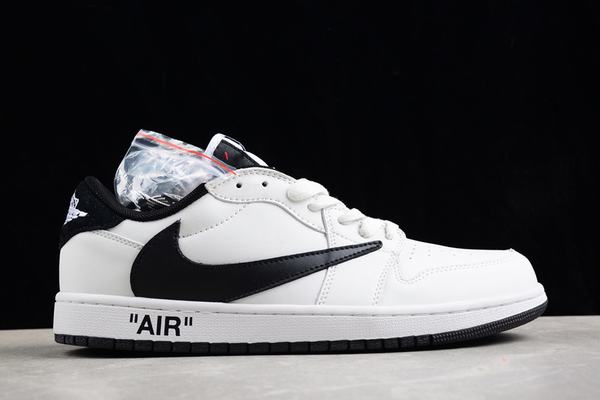 Travis Scott x Air Jordan 1 Low OG White Black