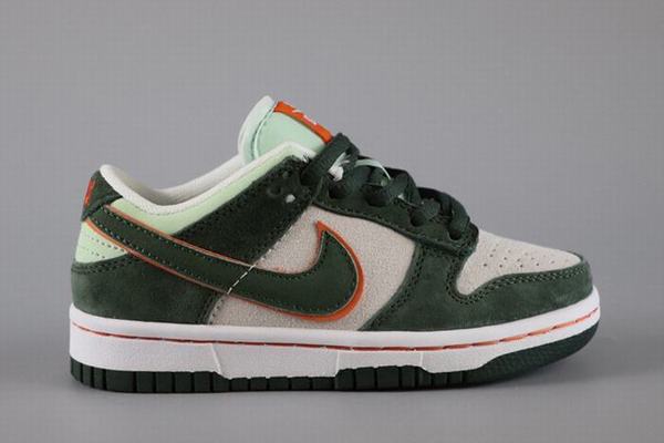 Dunk SB Low Kids Green Orange