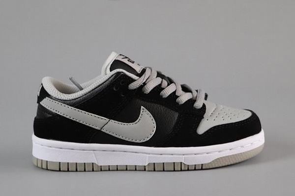 Dunk SB Low Kids Black Grey White