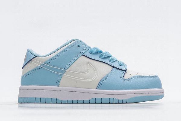 Dunk SB Low Kids White Blue