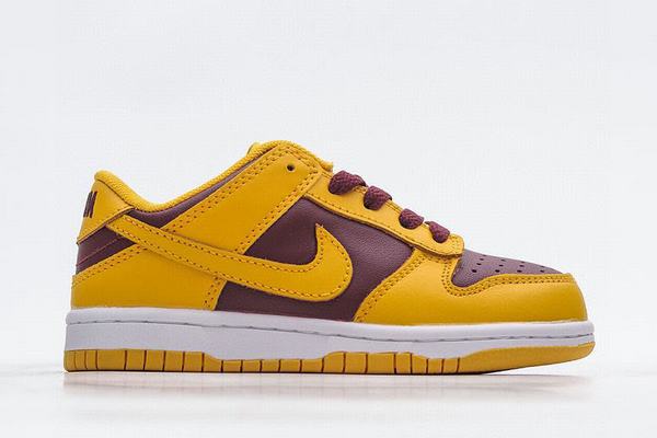 Dunk SB Low Kids Yellow Wine Red