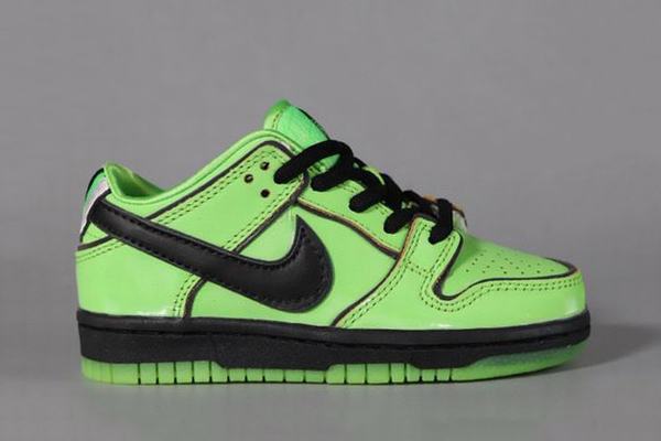 Powerpuff Girls x Dunk SB Low Kid QS Buttercup