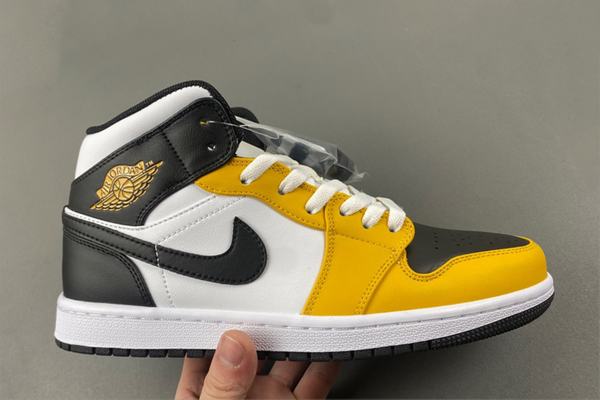 Air Jordan 1 Mid Yellow Toe