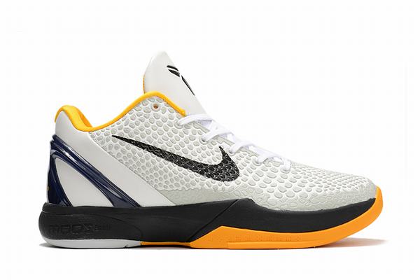 Zoom Kobe 6 White Del Sol GS