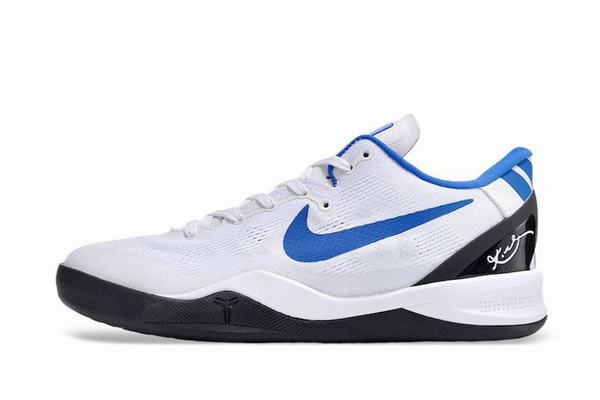 Zoom Kobe 8 Protro White Blue Black